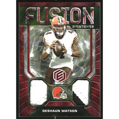 2022 Panini Elements Fusion Swatches Cobalt #10 Deshaun Watson