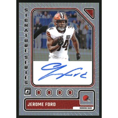 2023 Donruss Optic Signature Series Holo #8 Jerome Ford