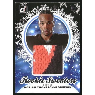 2023 Donruss Rookie Holiday Sweater #40 Dorian Thompson-Robinson