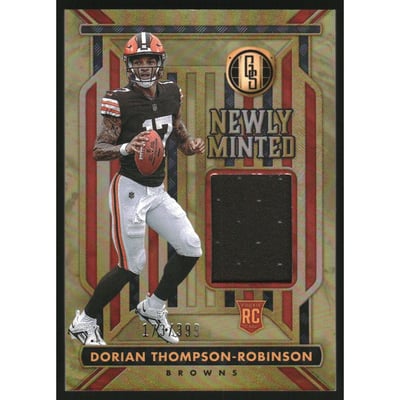 2023 Panini Gold Standard Newly Minted Memorabilia #10 Dorian Thompson-Robinson