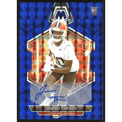 2024 Panini Mosaic Rookie Autographs Mosaic Blue #394 Jamari Thrash