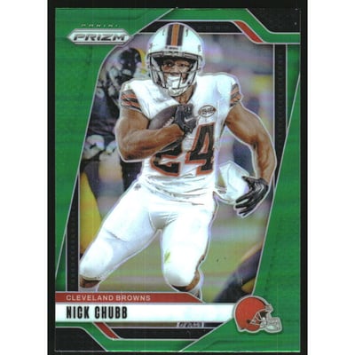 2024 Panini Prizm Prizms Green #65 Nick Chubb