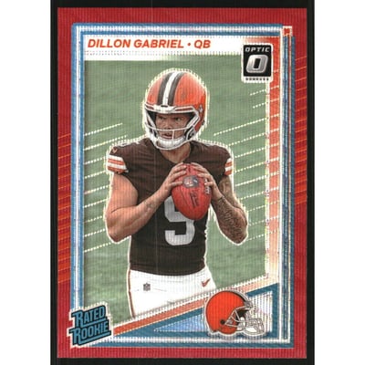 2025 Donruss Optic Rated Rookies Preview Red Wave #316 Dillon Gabriel