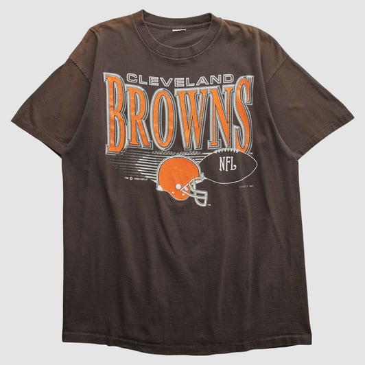 Cleveland Browns 1992 T-shirt - Brown - XL by Fanatics Real Vintage