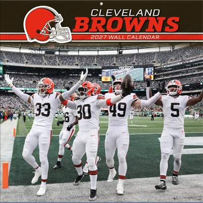 Cleveland Browns 2027 12” x 12” Team Wall Calendar