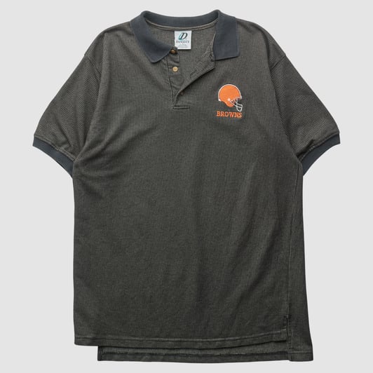 Cleveland Browns Dynasty 2000s Polo - Black - M by Fanatics Real Vintage