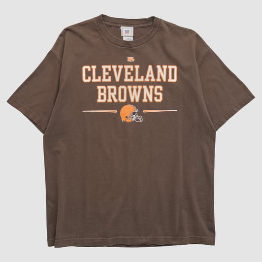 Cleveland Browns NFL 2000s T-shirt - Brown - L by Fanatics Real Vintage
