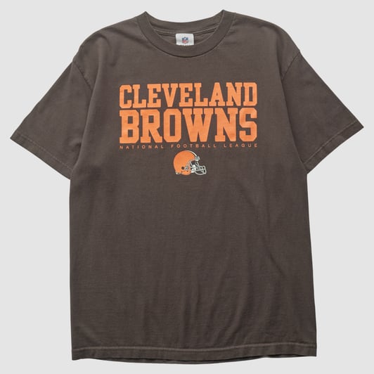 Cleveland Browns NFL 2010s T-shirt - Brown - S by Fanatics Real Vintage