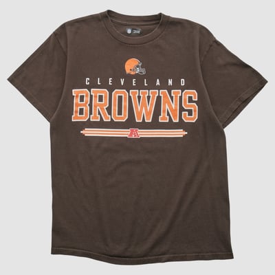 Cleveland Browns NFL 2010s T-shirt - Brown - S by Fanatics Real Vintage
