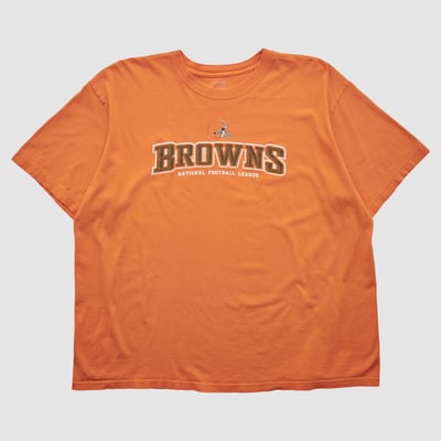 Cleveland Browns Reebok 2000s T-shirt - Orange - 3XL by Fanatics Real Vintage