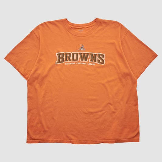 Cleveland Browns Reebok 2000s T-shirt - Orange - 3XL by Fanatics Real Vintage