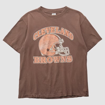 Cleveland Browns Trench 90s T-shirt - Brown - S by Fanatics Real Vintage