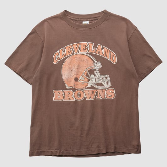 Cleveland Browns Trench 90s T-shirt - Brown - S by Fanatics Real Vintage