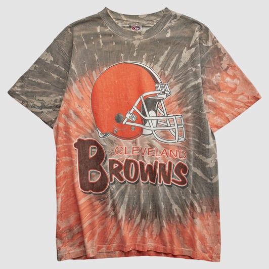 Cleveland Browns True Fan 90s T-shirt - Orange - S by Fanatics Real Vintage