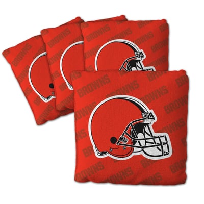 Cleveland Browns Fanpoint Four-Piece Cornhole Bag Set