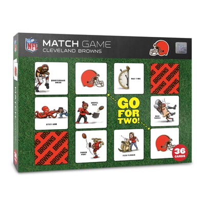 Cleveland Browns Fanpoint Licensed Memory Match Game