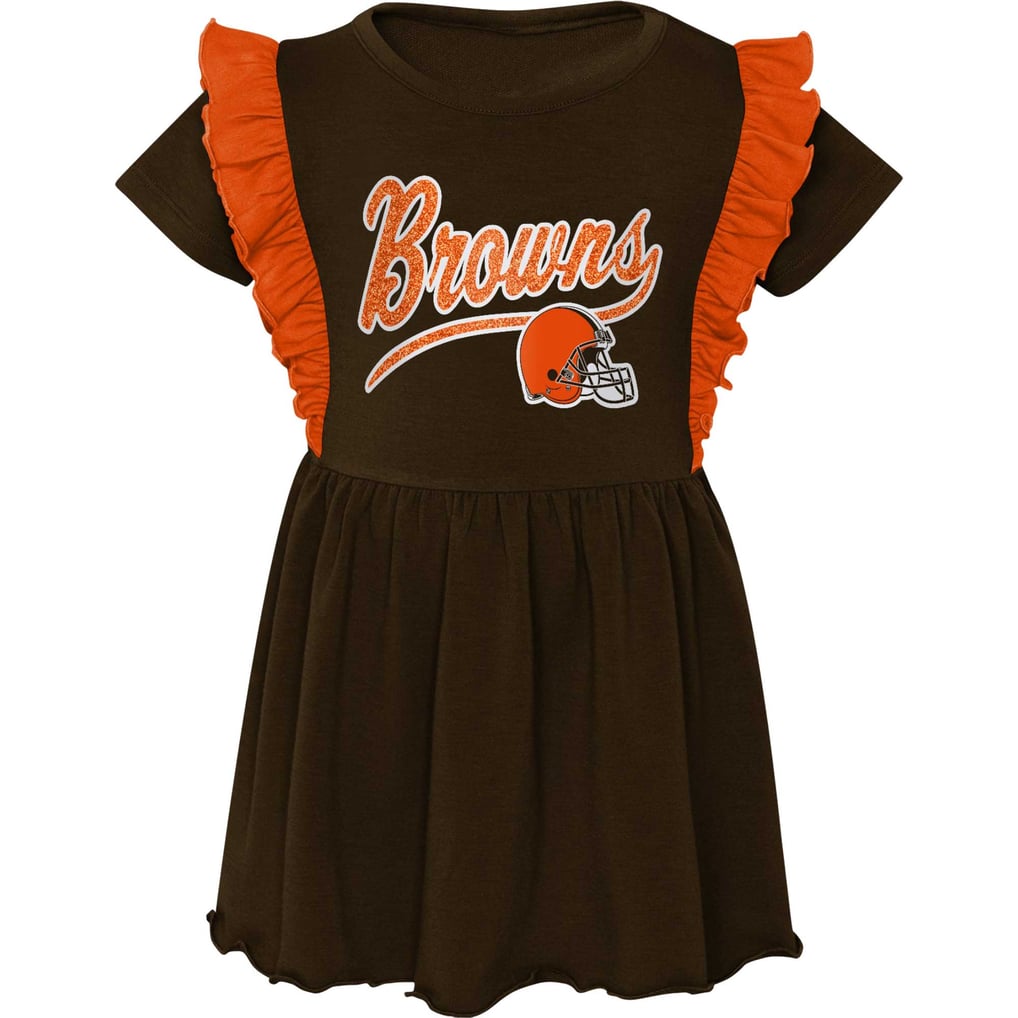 Girls Preschool Brown Cleveland Browns Too Cute Tri-Blend Dress