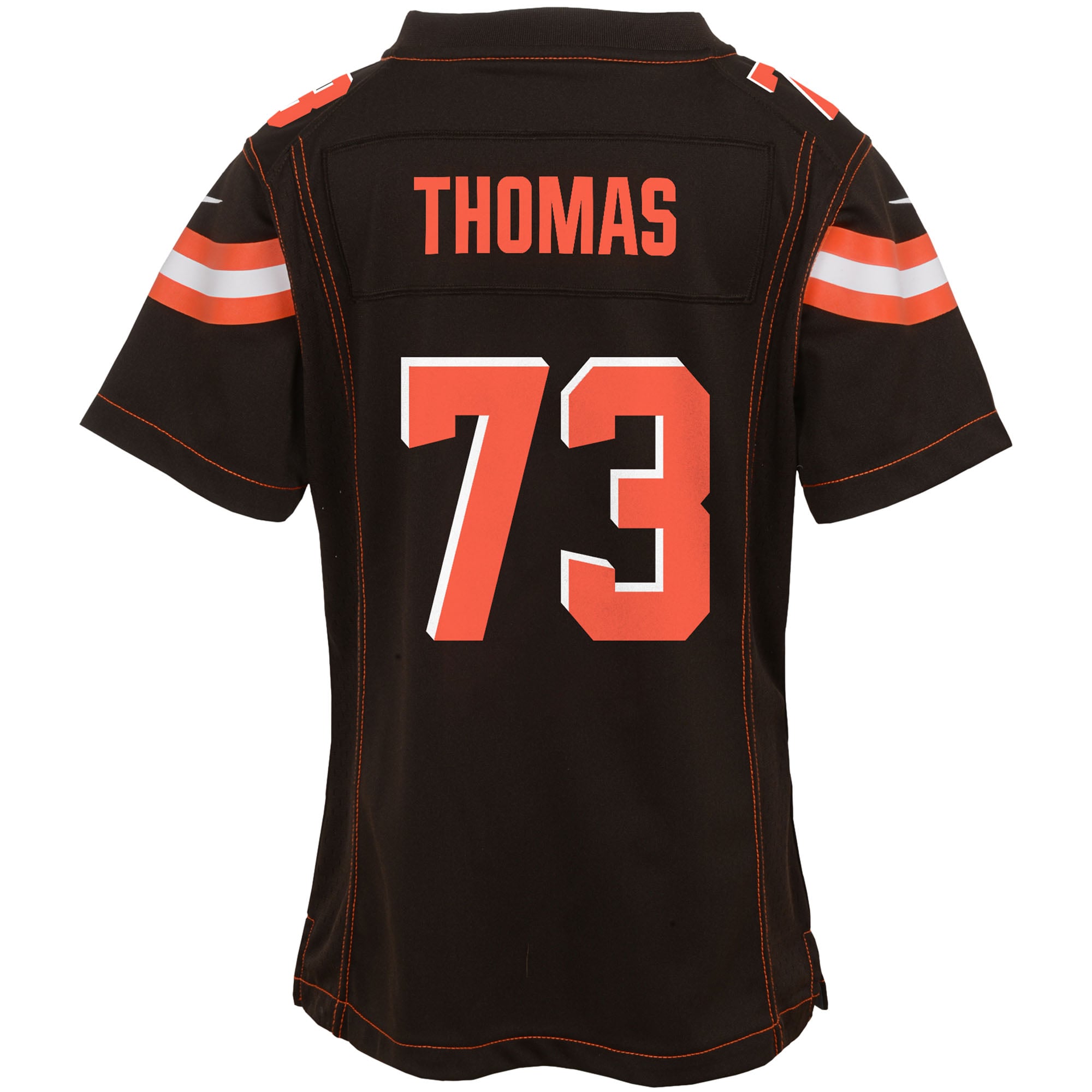 Girls Youth Cleveland Browns Joe Thomas Nike Brown Player Game Jersey