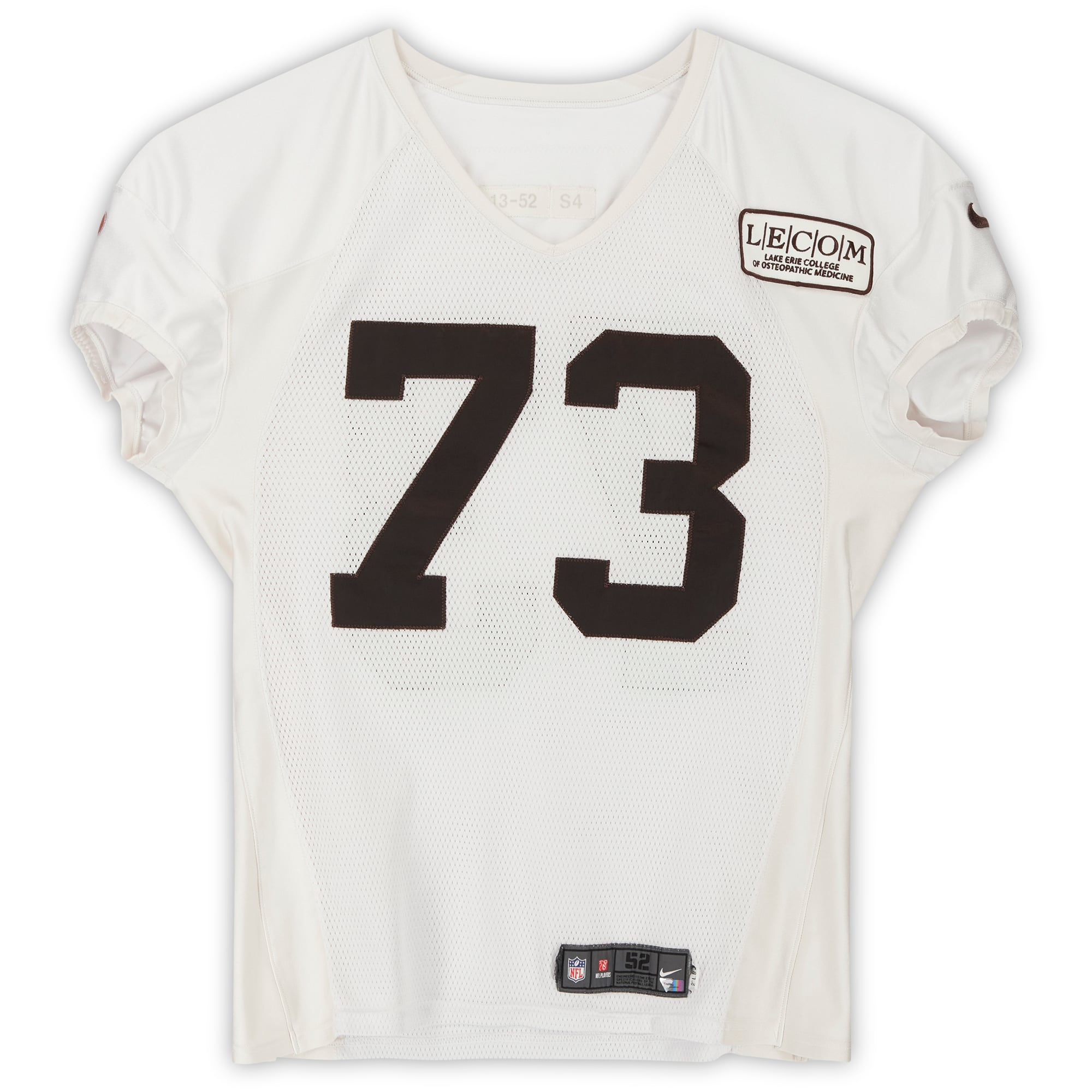 Cleveland Browns Joe Thomas Fanatics Authentic Nike Practice-Used