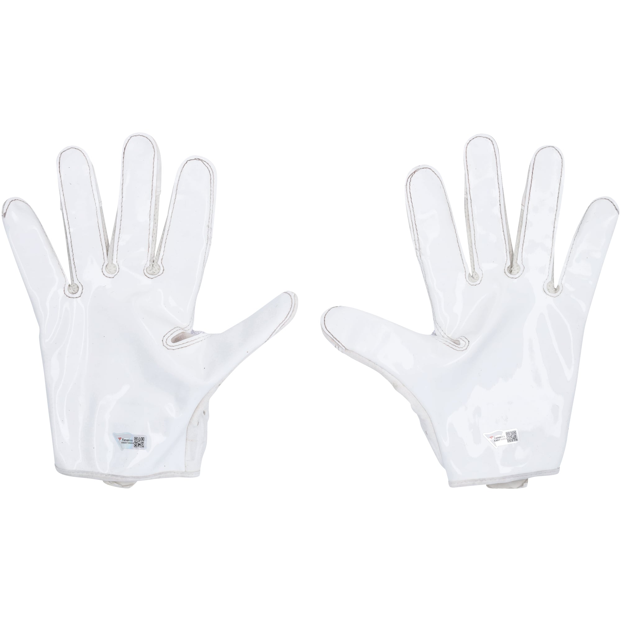 Kareem Hunt Cleveland Browns Game-Used Nike White Gloves vs