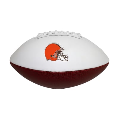 Cleveland Browns Logo Brands Full Size Autograph Football