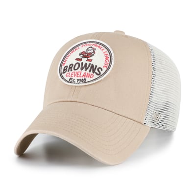 Cleveland Browns '47 Throwback Felton Clean Up Adjustable Hat - Khaki