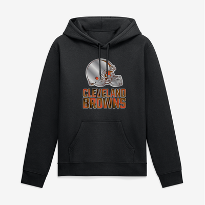 Cleveland Browns Big & Tall Forged Mascot Hoodie - Black
