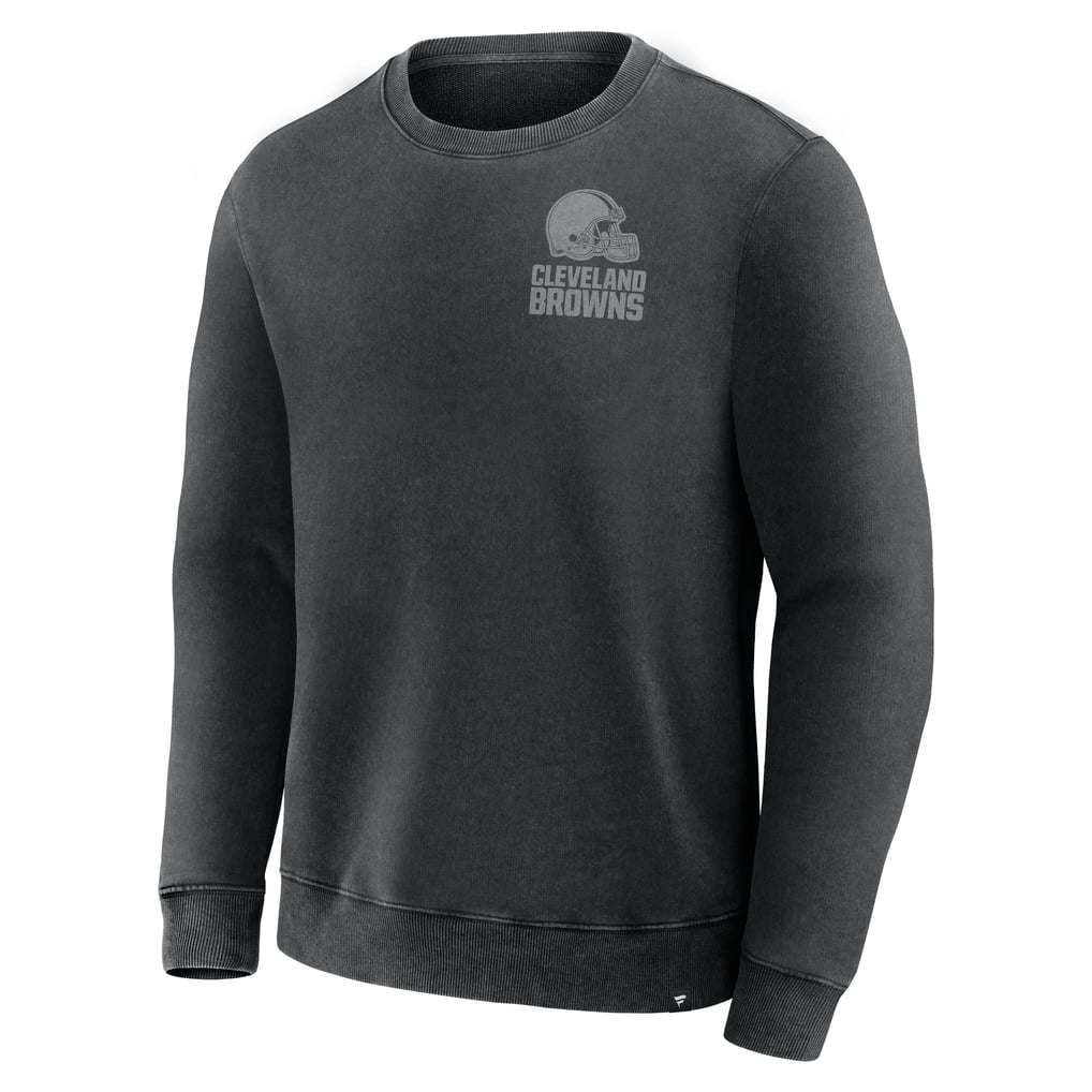 Cleveland Browns Fanatics Deep Route Pullover Sweatshirt - Black