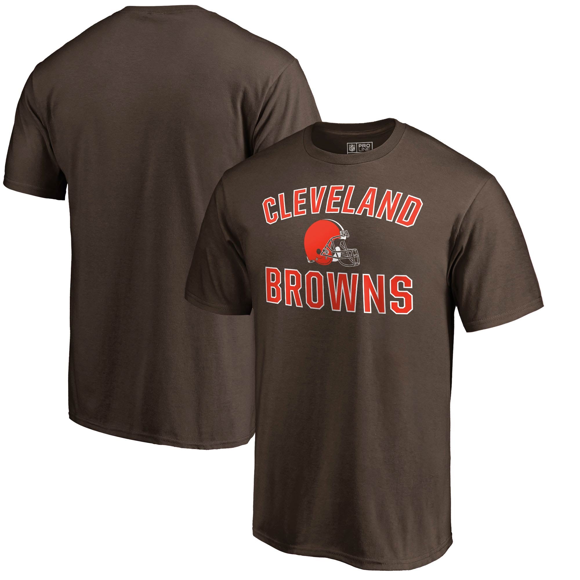 Men's Cleveland Browns Fanatics Brown Victory Arch T-Shirt