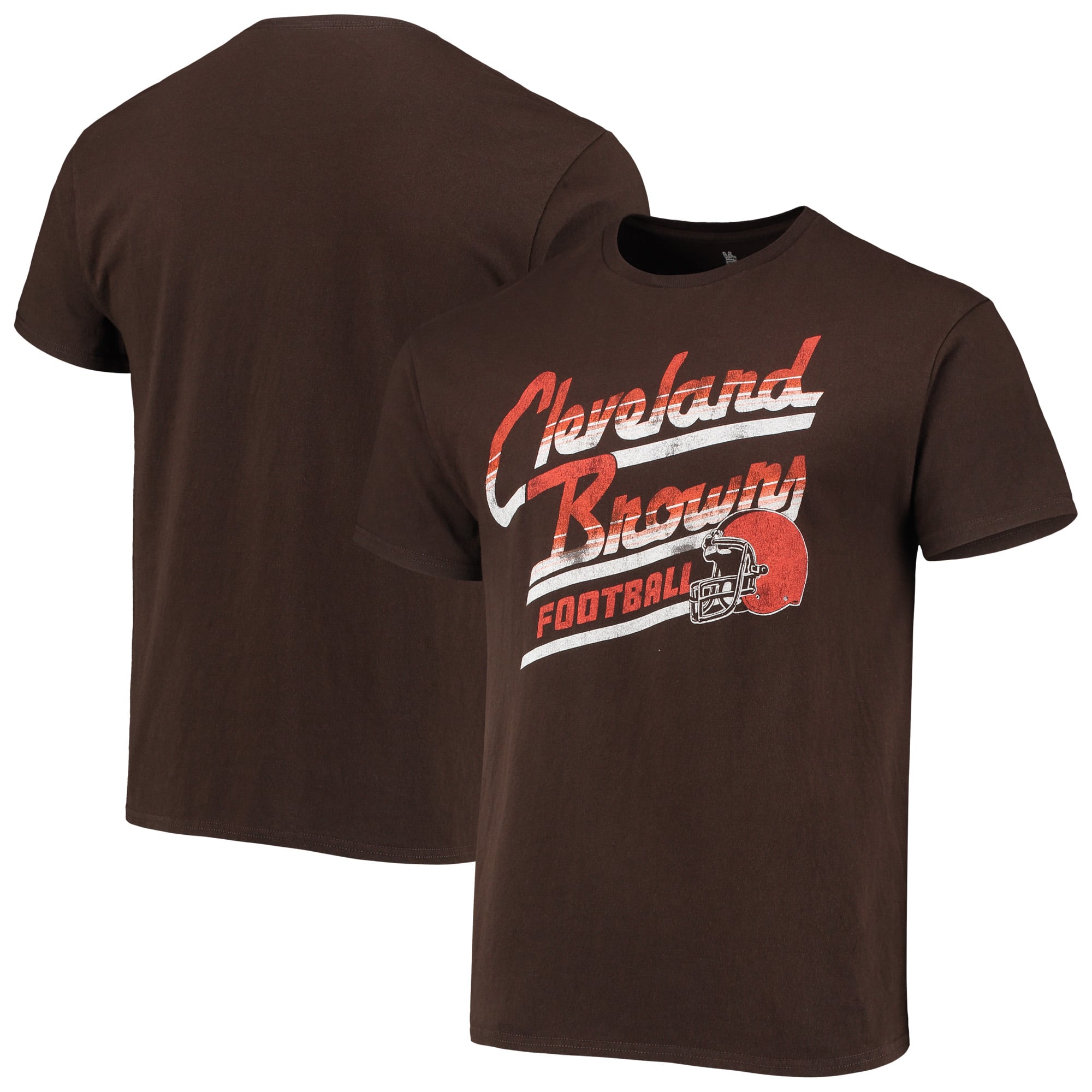 Men's Junk Food Brown Cleveland Browns Local T-Shirt