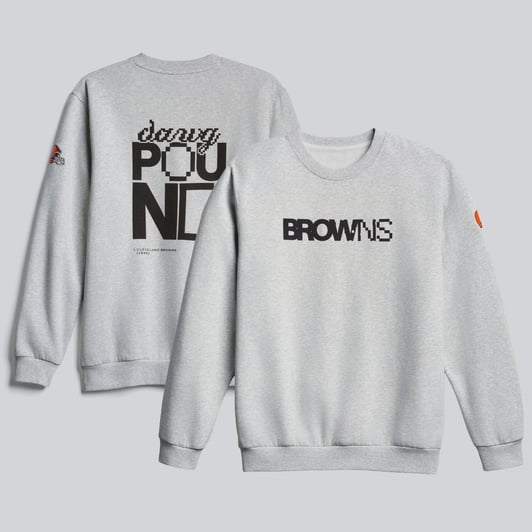  Cleveland Browns lululemon Steady State Sweatshirt - Heathered Core Ultra Light Grey