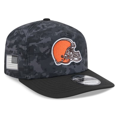 Cleveland Browns New Era 2026 Salute To Service 19TWENTY Adjustable Hat - Black