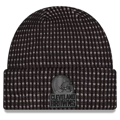 Cleveland Browns New Era 2026 Sideline Cold Weather  Cuffed Knit Hat - Black