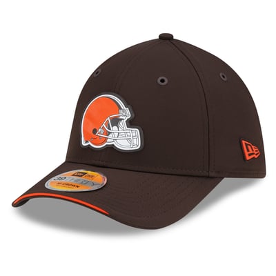 Cleveland Browns New Era 2026 Sideline 39THIRTY M-Crown Flex Hat - Brown