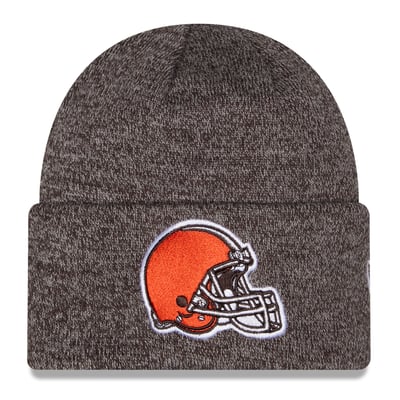 Cleveland Browns New Era Marled Cuffed Knit Hat - Brown