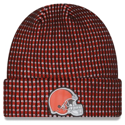 Cleveland Browns New Era 2026 Sideline Cold Weather  Cuffed Knit Hat - Orange