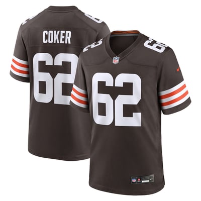 Andrew Coker Cleveland Browns Nike Team Game Jersey - Brown