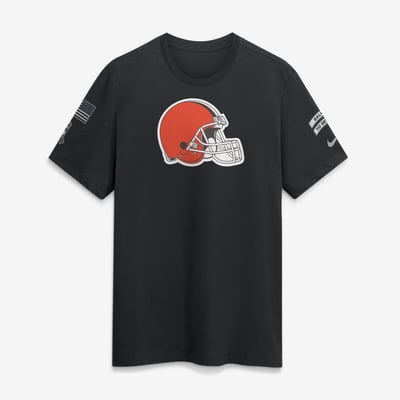  Cleveland Browns Nike 2026 Salute to Service Slub T-Shirt - Black