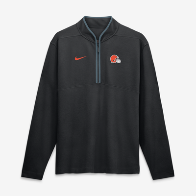  Cleveland Browns Nike Dri-FIT Victory Half-Zip Pullover - Black