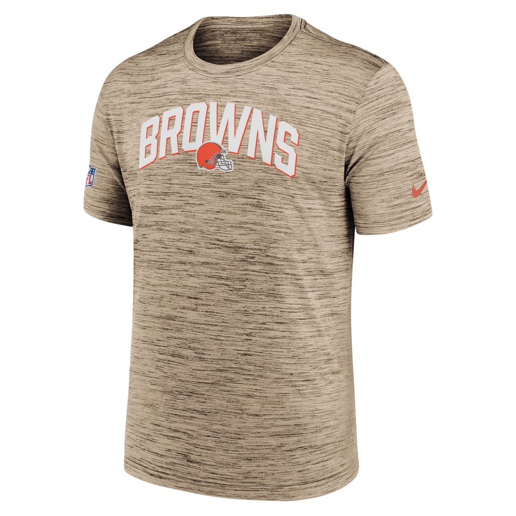 Cleveland Browns Nike Sideline Velocity Athletic Stack Performance T-Shirt - Brown