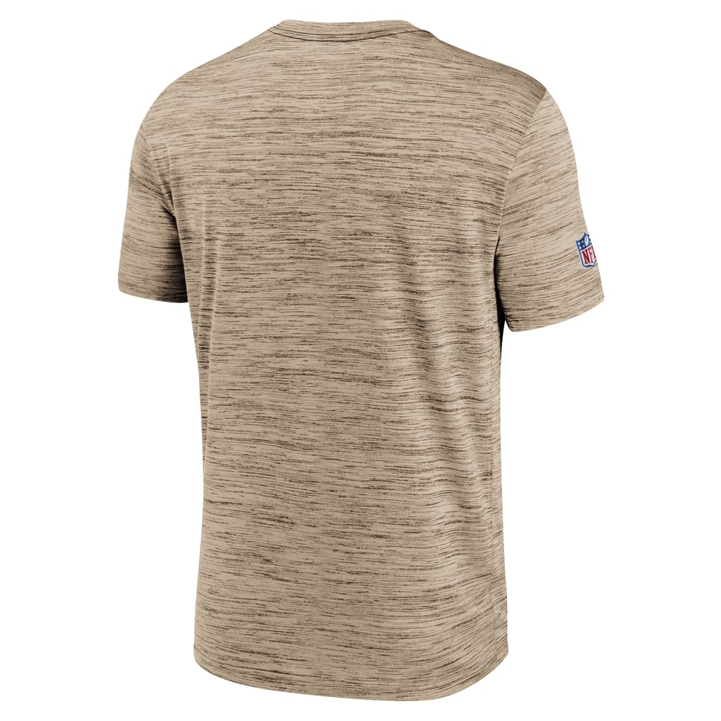 Cleveland Browns Nike Sideline Velocity Athletic Stack Performance T-Shirt - Brown