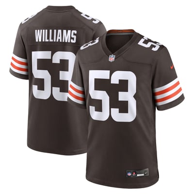 Chris Williams Cleveland Browns Nike Team Game Jersey - Brown
