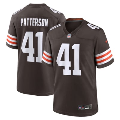 Jaret Patterson Cleveland Browns Nike Team Game Jersey - Brown