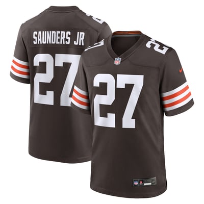 John Saunders Jr Cleveland Browns Nike Team Game Jersey - Brown