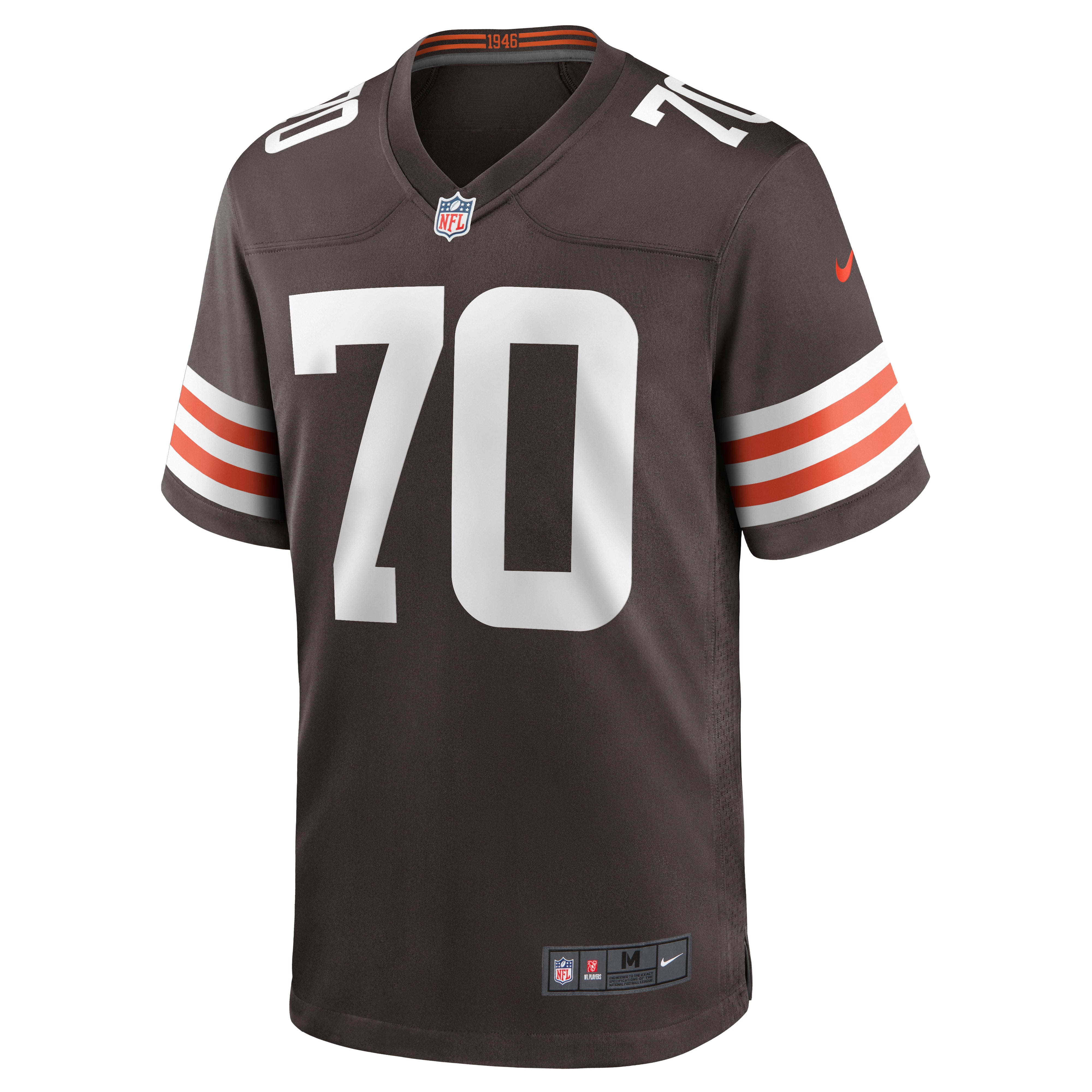 Men's Nike Kendall Lamm Brown Cleveland Browns Game Jersey