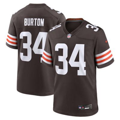 Michael Burton Cleveland Browns Nike Team Game Jersey - Brown