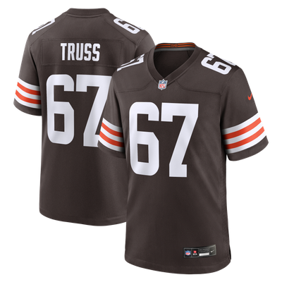 Xavier Truss Cleveland Browns Nike Team Game Jersey - Brown