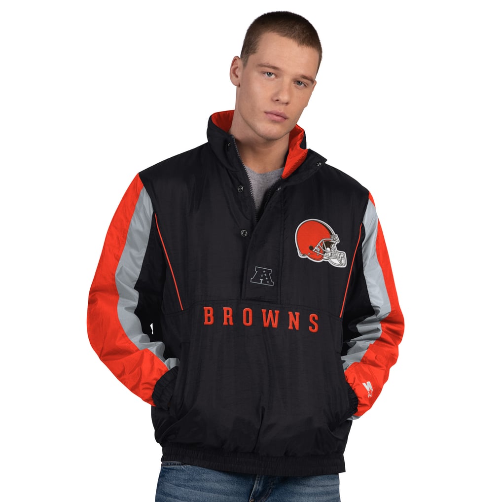  Cleveland Browns Starter Thursday Night Gridiron Half-Zip Jacket - Black