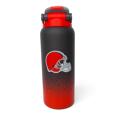 Cleveland Browns Pegasus 32oz. Gradient Stainless Steel ProFlow Water Bottle