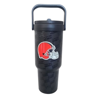 Cleveland Browns Pegasus 40oz. 5-D Logo Wordmark Stainless Steel ProCarry Tumbler